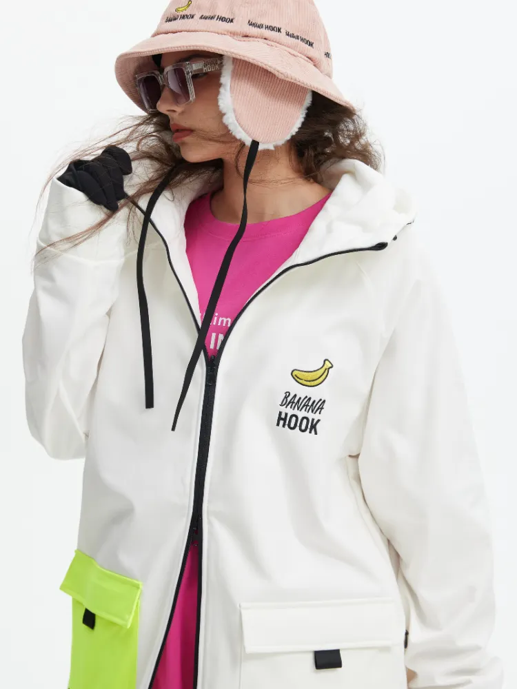 Tolasmik X Banana Hook Colorblock Collar Jacket - Women's