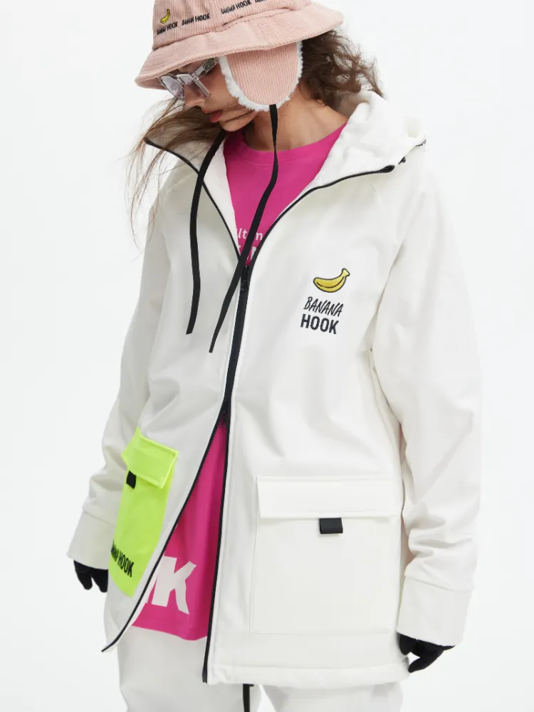 Tolasmik X Banana Hook Colorblock Collar Jacket - Women's