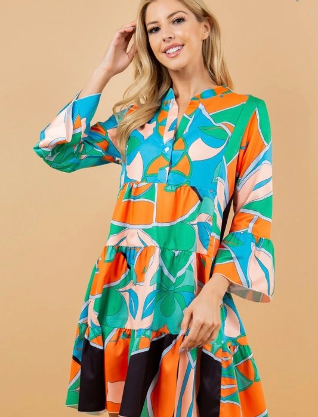 Totally Tropical Flowy Dress