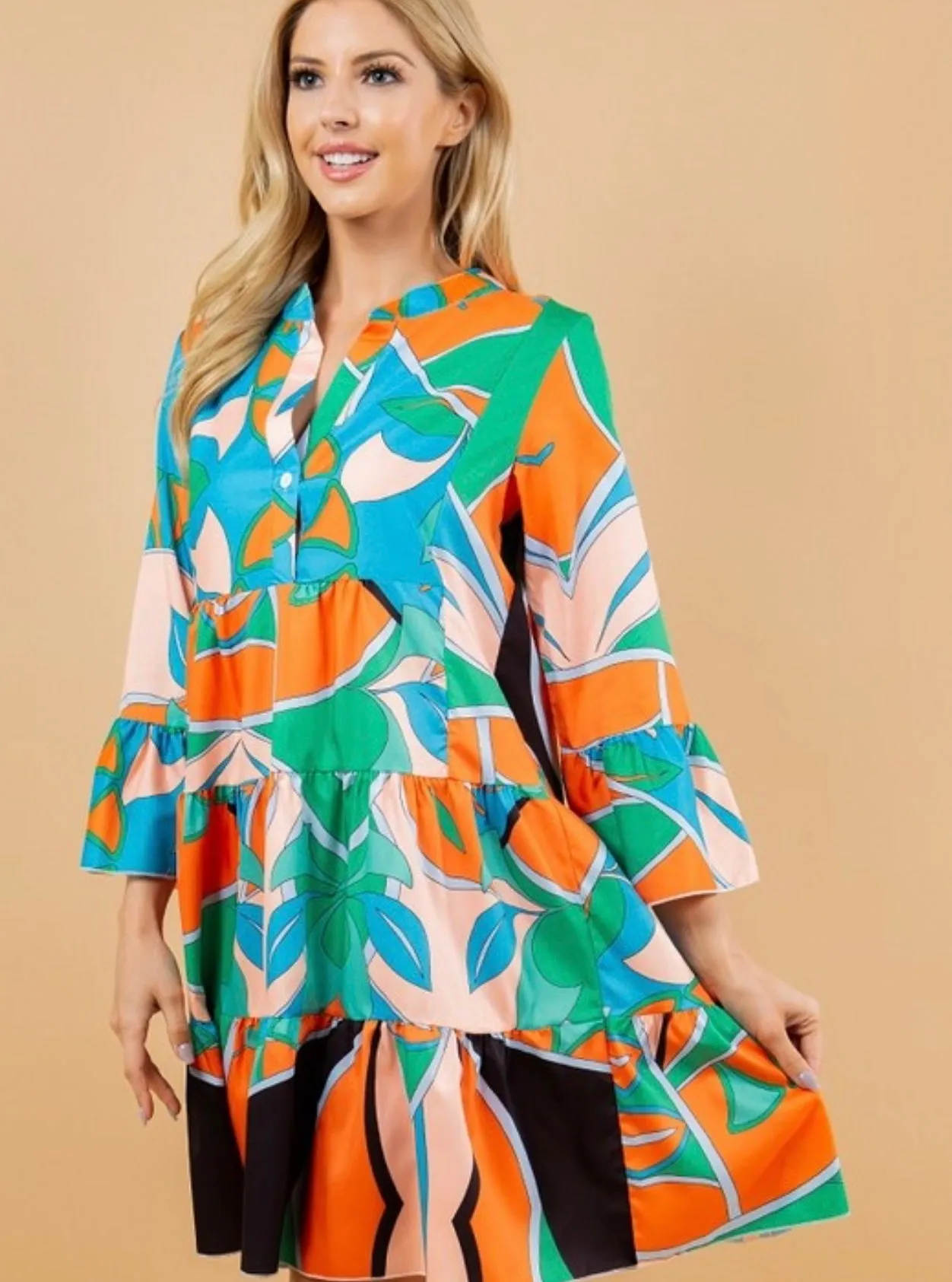 Totally Tropical Flowy Dress