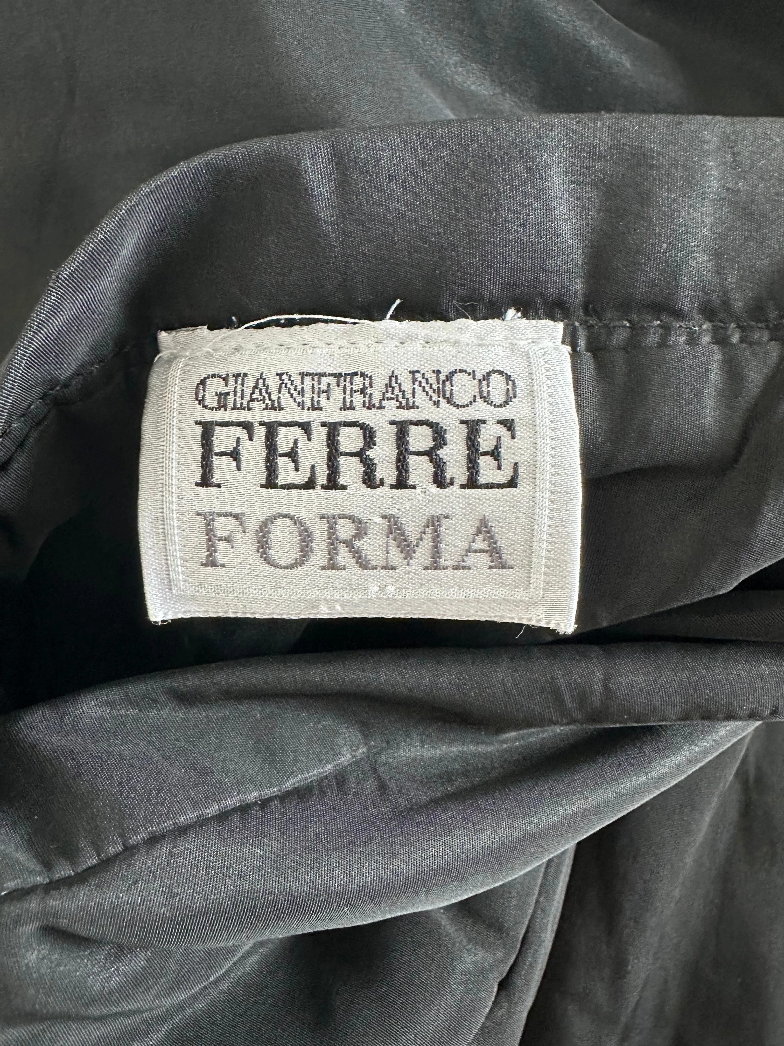 Vintage Gianfranco Ferre Forma Reversible Coat