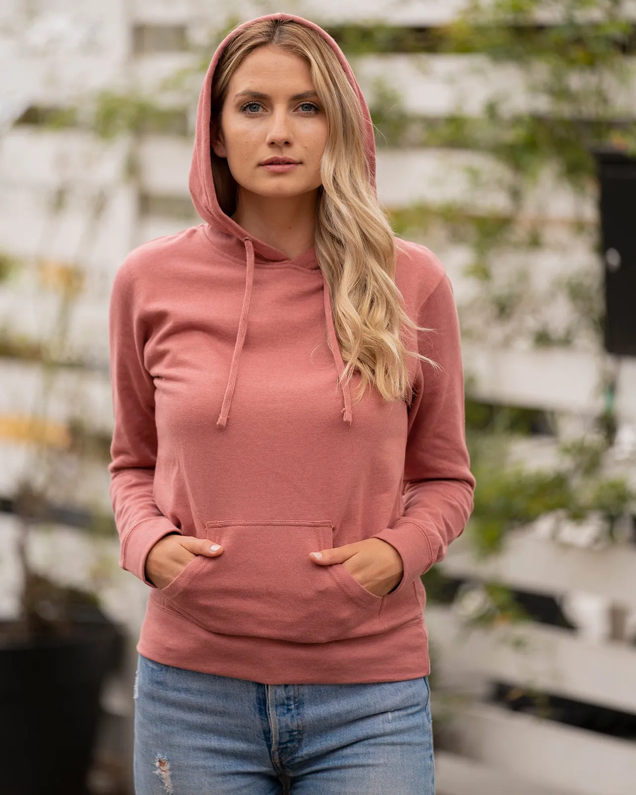 Women's Lightweight Pullover Hooded Sweatshirt